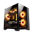 PC POWER ICE CUBE M-ATX  GAMING CASING (5 X ARGB  FAN) MODEL: PP-H20 BK